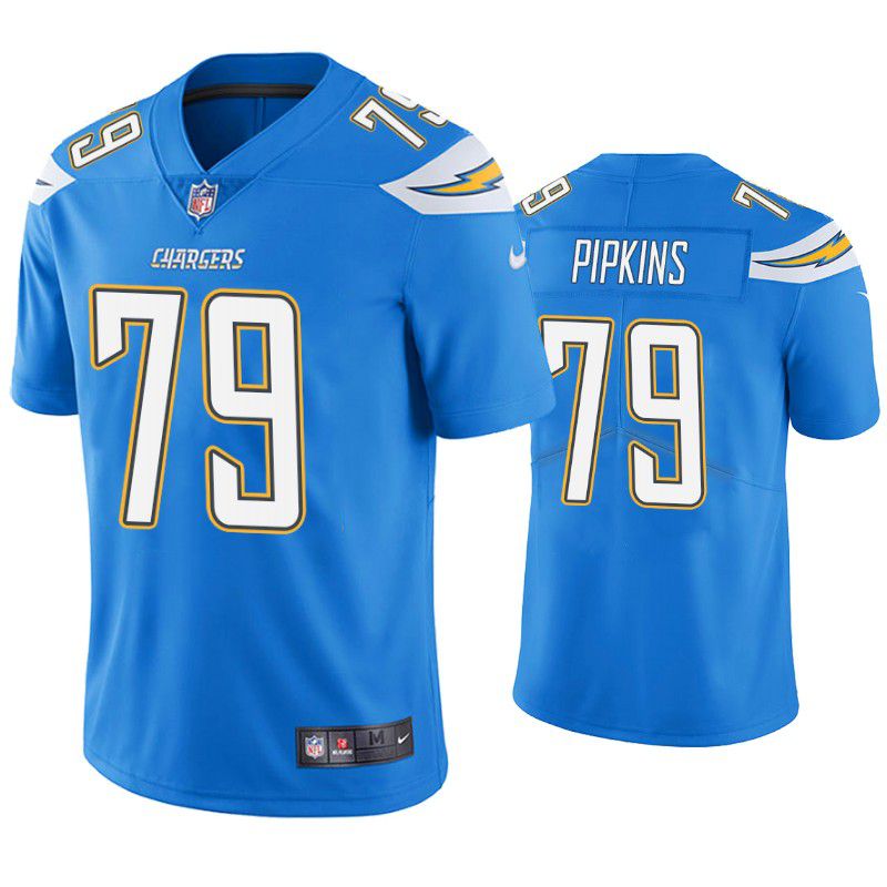 Men Los Angeles Chargers 79 Trey Pipkins III Nike Powder Blue Limited NFL Jersey